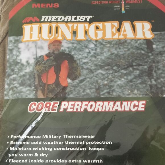 Medalist Hunt Gear Core Performance Base Layer Pants Mens 2XL Brown NEW - Picture 3 of 4